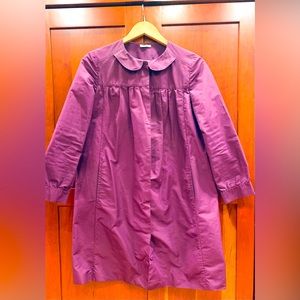 Miumiu vintage rain/spring/fall smock coat